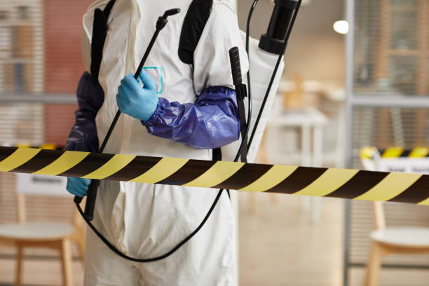 Professional Biohazard Cleanup technician working in Auberry, CA